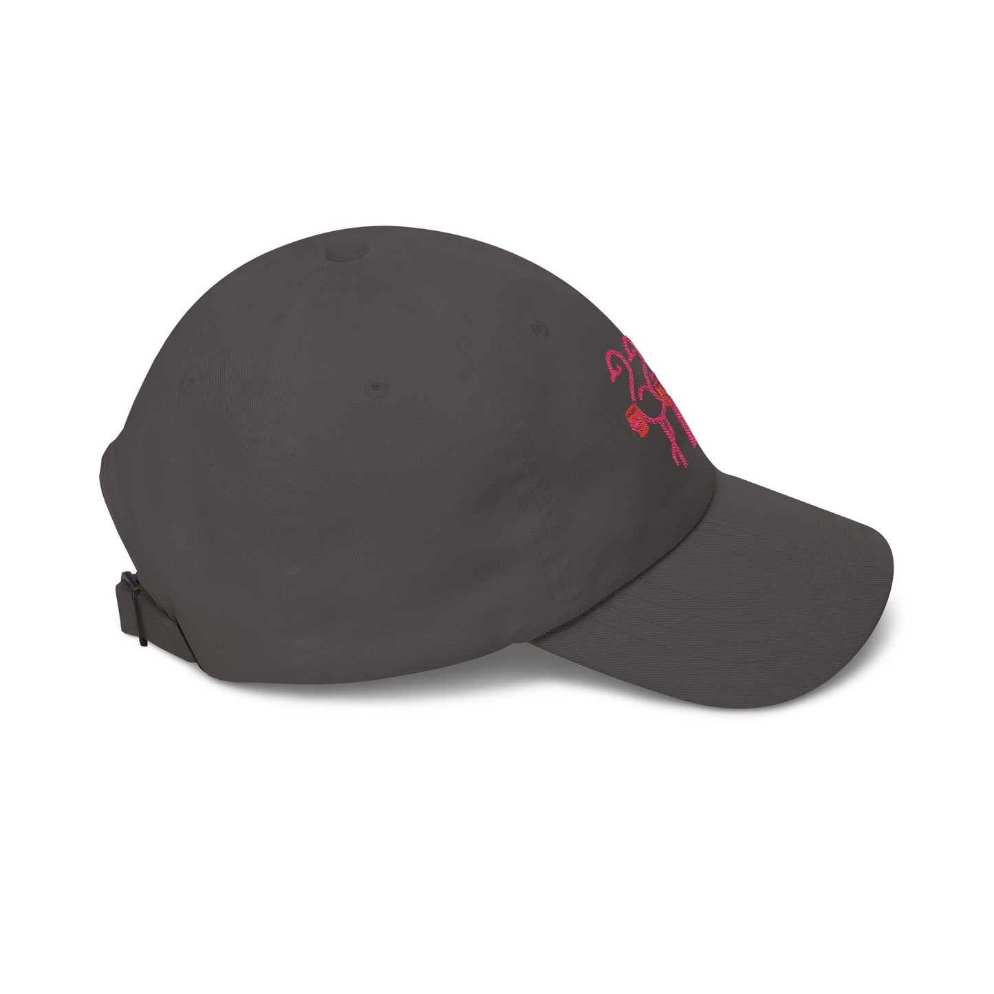 Three Pink Flamingos Dad Cap | Embroidered Baseball Hat | Red Cup Throuple Life
