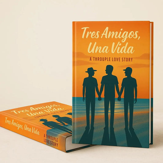 Tres Amigos, Una Vida – A Throuple Love Story | Signed - Hardcover + Free Sticker!