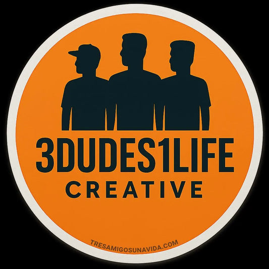 3DUDES1LIFE CREATIVE Sticker – Throuple Vinyl Decal