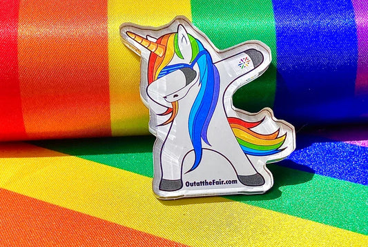 OATF® Dabby Unicorn Rainbow Magnet